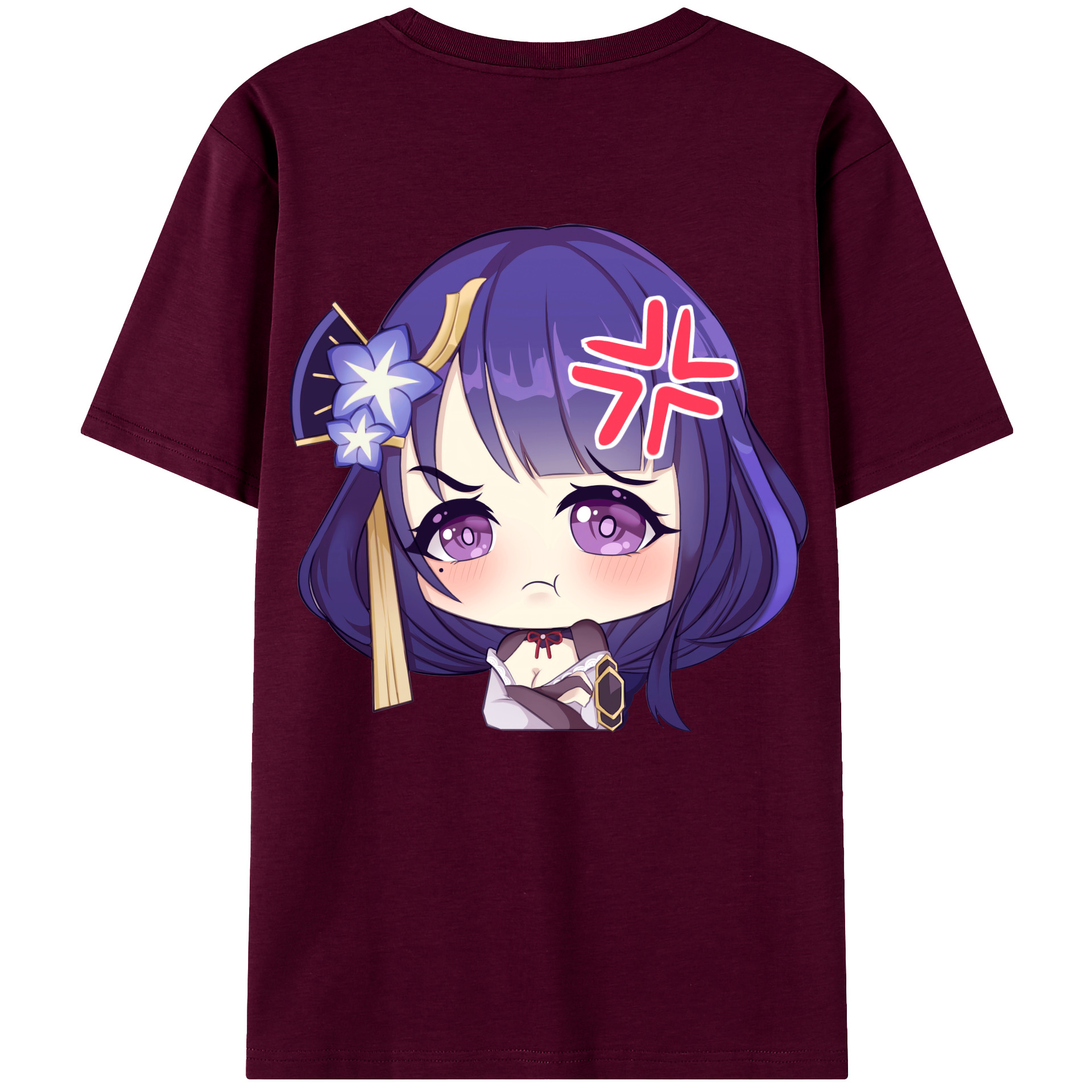 げんし神 雷電将軍 らいでんしょうぐん genshin Raiden Shogun レディース半袖Tシャツ(バックプリント)